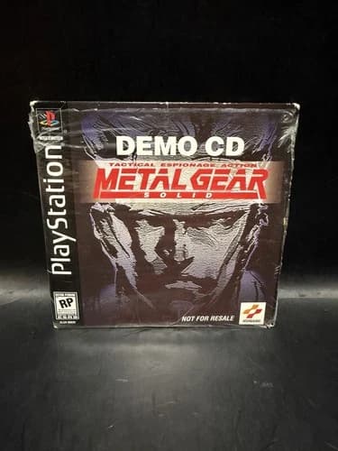 PLAYSTATION PS1 Metal Gear Solid SLUS-90035 Demo CD Tested