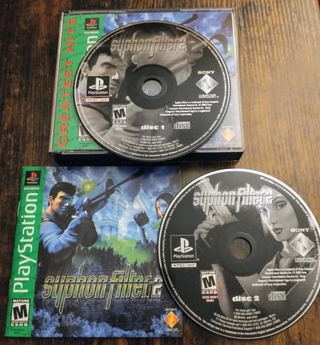 Sony PlayStation 1 Syphon Filter 2 Game CIB (Greatest Hits) GREAT CONDITION
