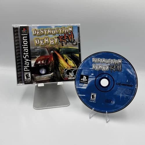 Destruction Derby Raw Playstation 1 PS1 Complete Tested & Working