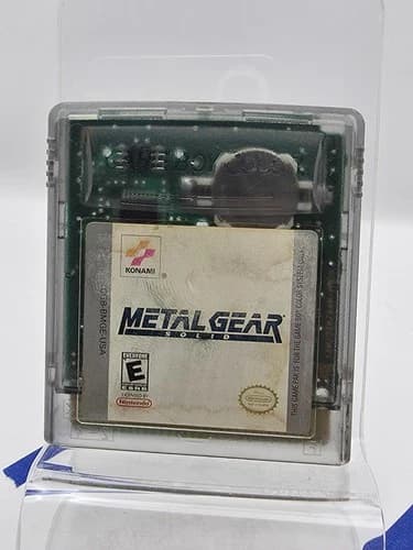 Metal Gear Solid - Gameboy Color - USA Authentic - Battery Upgrade - Nintendo