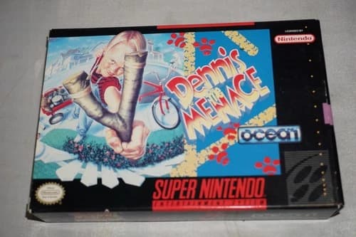 Dennis The Menace (Super Nintendo SNES) Complete in Box CIB