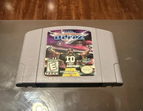 NFL Blitz (Nintendo 64, 1997) N64 Authentic OEM Game Cartridge - Tested