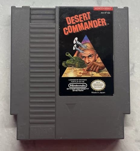 Desert Commander (Nintendo Entertainment System, 1989)TESTED AUTHENTIC Cartridge