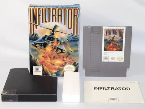 Infiltrator NES Nintendo Complete CIB Authentic! Good Condition! Nice!