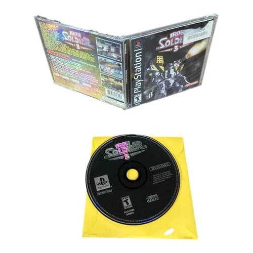 Sony PlayStation 1 PS1 CIB COMPLETE TESTED Iron Soldier 3 2000