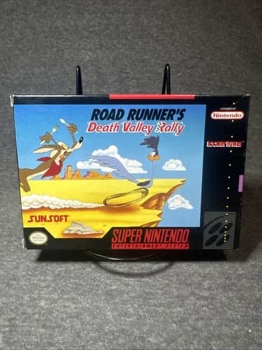 Road Runner's Death Valley Rally Super Nintendo Entertainment System SNES CIB 16