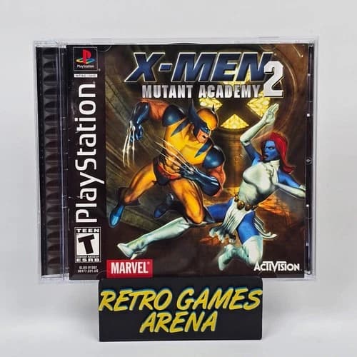 X-Men: Mutant Academy 2 (PlayStation 1 PS1) CIB COMPLETE