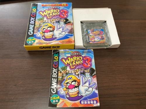 GameBoy Color WARIO LAND 3 GBC with BOX and Manual