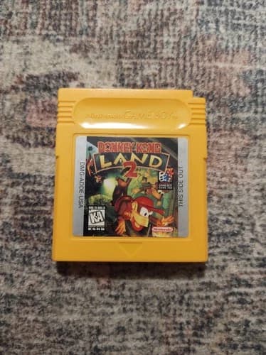Donkey Kong Land 2 Nintendo Game Boy 1996 With New Battery Cleaned and Tested