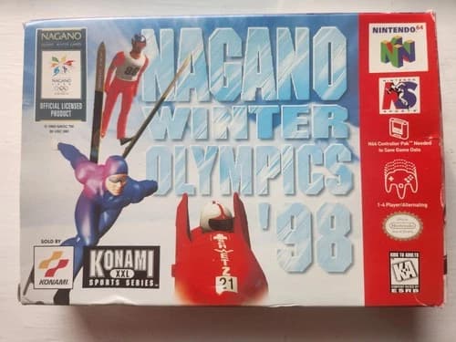 Nagano Winter Olympics '98 - Nintendo 64 N64 CIB Complete Box Tested & Authentic