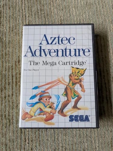 Aztec Adventure Sega Master System SMS Complete CIB Tested Working