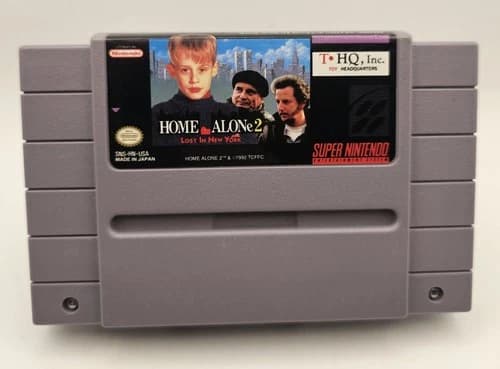 Home Alone 2: Lost In New York (Super Nintendo, 1993) SNES Authentic Tested