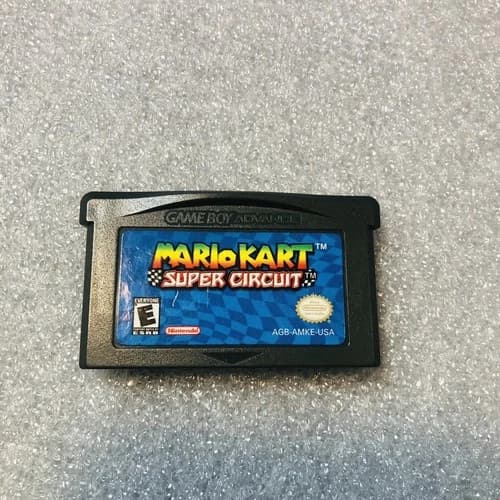 Mario Kart Super Circuit (Nintendo GameBoy Advance, 2001) Authentic Game Tested