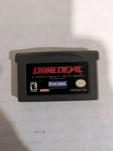 Daredevil Nintendo Game Boy Advance GBA DS 2003 Marvel Cartridge Tested Encore