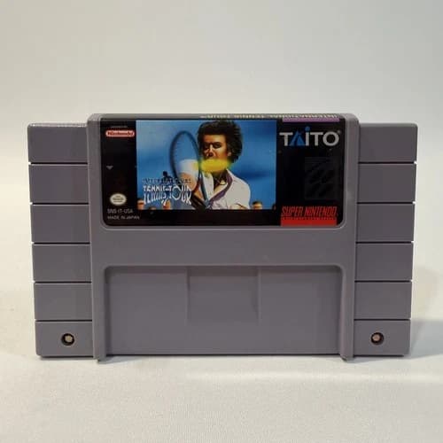 International Tennis Tour Super Nintendo SNES Sports Video Game Cartridge