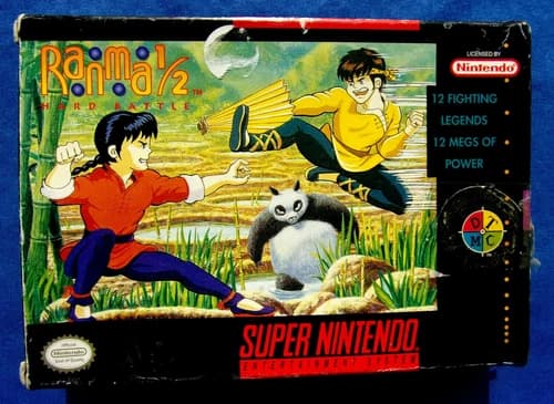 Ranma 1/2: Hard Battle~(Super Nintendo Entertainment System, 1994)~COMPLETE~RARE