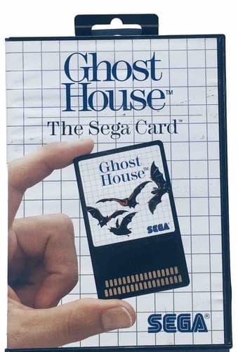 Ghost House (1986) SEGA Master Card RARE 80’s Haunted House Classic VGC