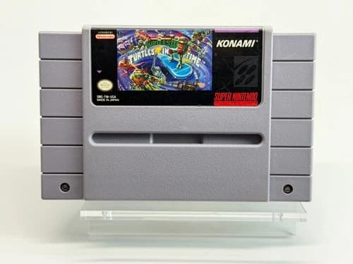 Teenage Mutant Ninja Turtles IV: Turtles in Time (Super Nintendo SNES) Authentic