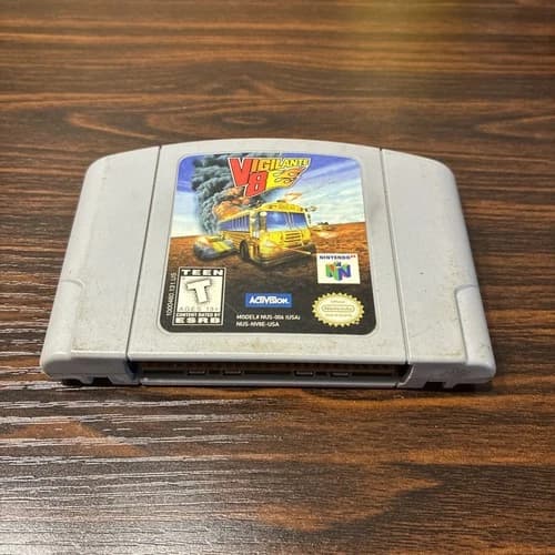 Vigilante 8 N64 Nintendo 64 Authentic Game Cartridge Cleaned