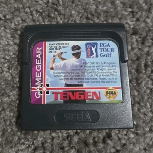 Tengen PGA Tour Golf Sega Game Gear 1991 PGA Tour Golf Series Video Game