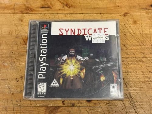 PlayStation 1 PS1 Game Syndicate Wars CIB Complete In Box