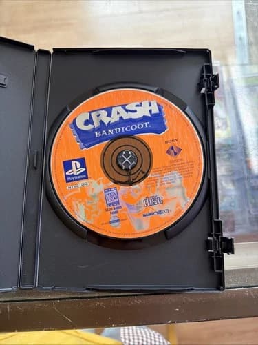 Crash Bandicoot PlayStation 1 PSOne PS1 *Black Label* Original Disc Only
