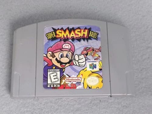 Super Smash Bros. Nintendo 64 N64 Authentic Original OEM Tested Cartridge Only