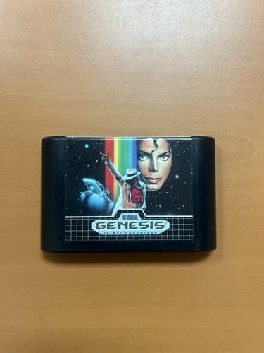 Michael Jackson's Moonwalker (Sega Genesis, 1990) Cart Only Authentic Tested