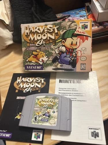 Harvest Moon 64 for Nintendo 64 N64 Complete In Box CIB Great Shape