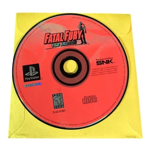 Sony PlayStation 1 PS1 Disc Only TESTED Fatal Fury Wild Ambition