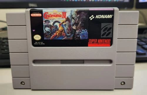 SNES Super Castlevania IV Authentic Game, Tested Working
