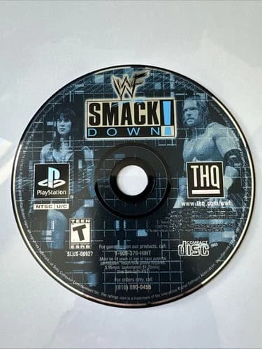 WWF Smackdown! - Loose Sony PS1 Playstation 1 Disc