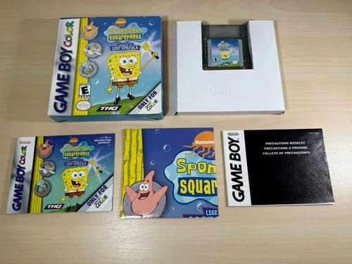SpongeBob SquarePants Legend Of The Lost Spatula GameBoy Color Complete