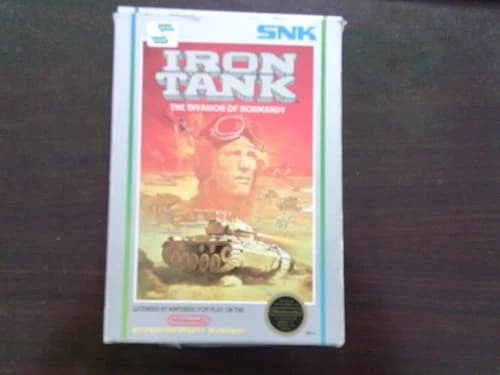 Iron Tank: The Invasion of Normandy (Nintendo NES) Complete With Manual CIB - DC