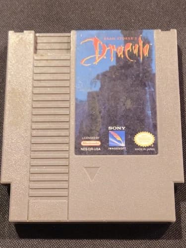 Bram Stoker's Dracula Nintendo NES 1993 Authentic Tested