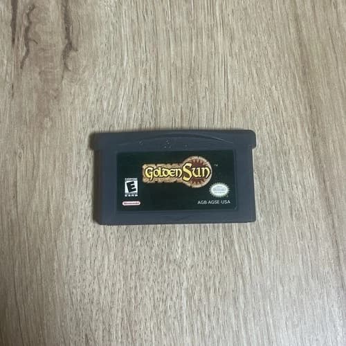 Golden Sun (Nintendo Game Boy Advance, 2001) - TESTED