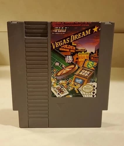 Vegas Dream (Nintendo Entertainment System, 1988) NES Authentic Cartridge TESTED