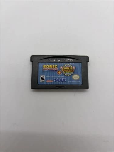 Sonic Advance + Sonic Pinball Party - Game Boy Advance - Tested & Authentic