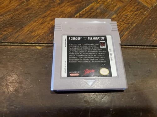 RoboCop vs The Terminator Nintendo Game Boy GB Cartridge Only AUTHENTIC TESTED