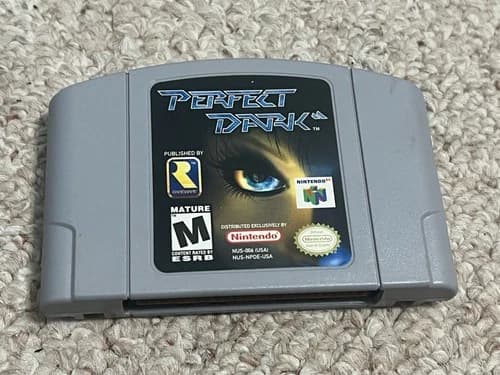 Perfect Dark Nintendo 64 2000 - Authentic N64 Cartridge Only - Tested & Working