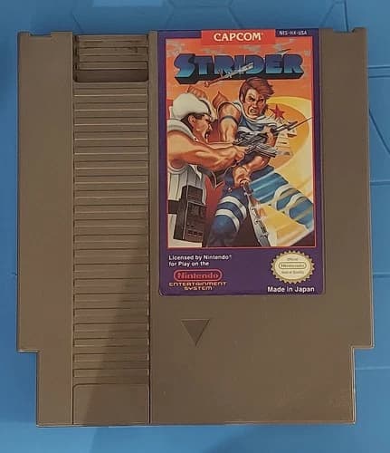 NES Capcom STRIDER CARTRIGE ONLY Nintendo Entertainment System TESTED WORKING