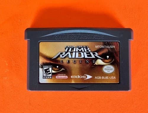 Tomb Raider Legend Lara Croft Game Boy Advance GBA Cart Only OG Shell Tested