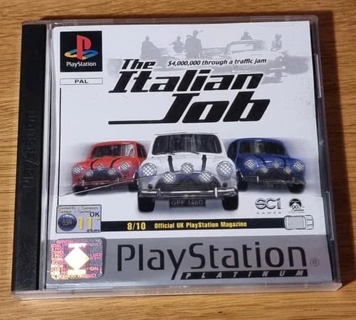 The Italian Job (Sony PlayStation 1, 2002) PS1
