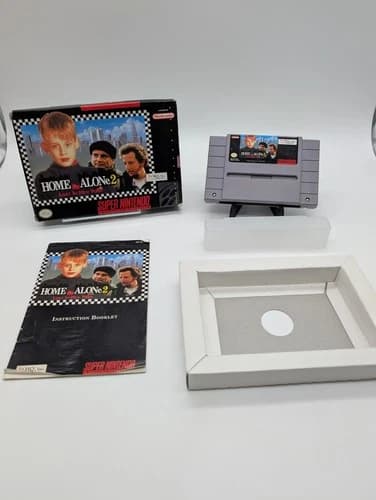 Home Alone 2 Lost in New York (Super Nintendo SNES) Complete In Box