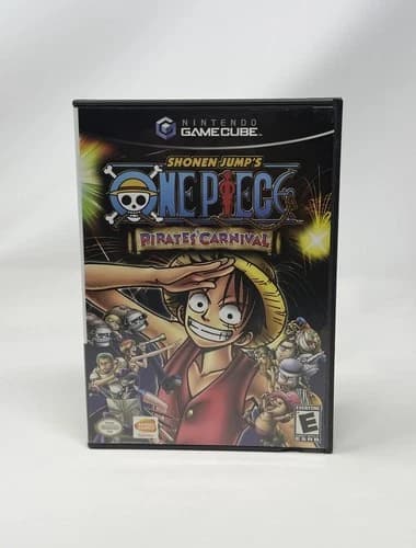 One Piece Pirates' Carnival Nintendo GameCube Complete CIB Pristine Disc Tested