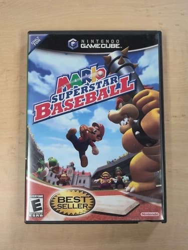 Mario Superstar Baseball (GameCube) Complete w/ Manual • Fast Shipping • Tested