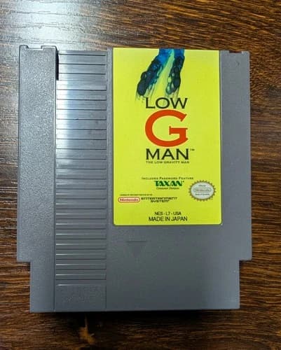Low G Man - Nintendo Entertainment System, NES Cartridge (Tested, Authentic)