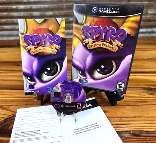 Spyro Enter the Dragonfly Nintendo GameCube CIB W/Registration Card MINTY