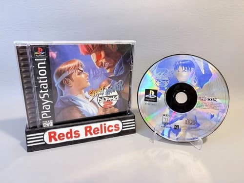 Street Fighter Alpha 2 (Capcom, Playstation, 1996) Complete CIB Very Good