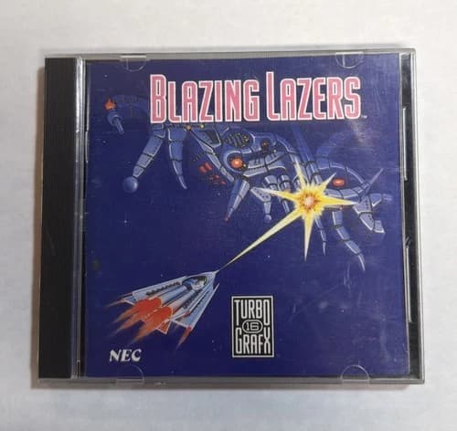 Blazing Lazers TurboGrafx 16 NEC CIB RARE TESTED AND WORKING